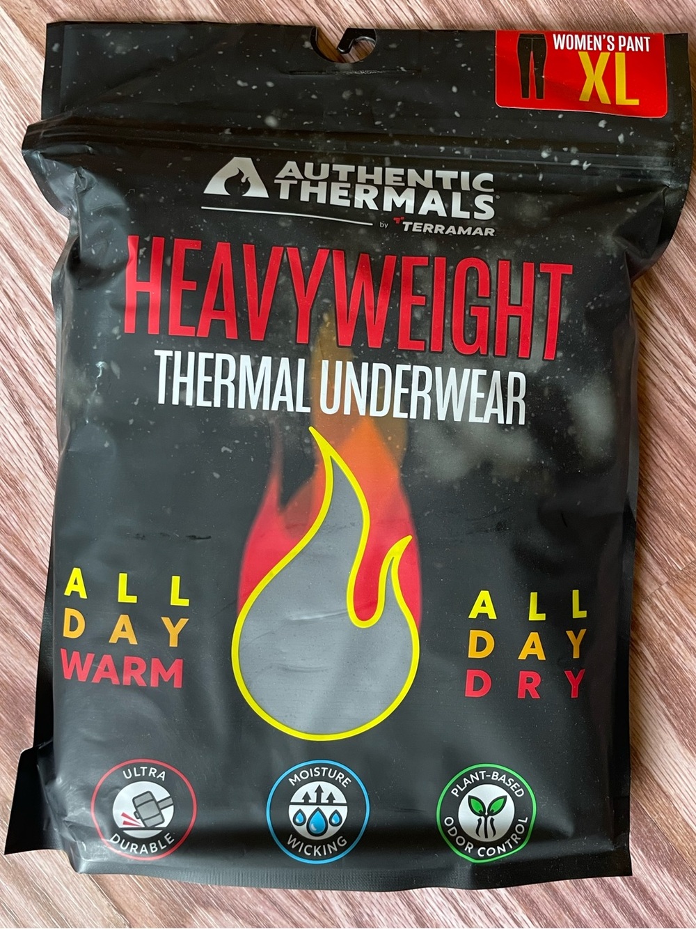 Authentic Thermals by Terramar Women’s Heavyweight Long Underwear Pants New NIP